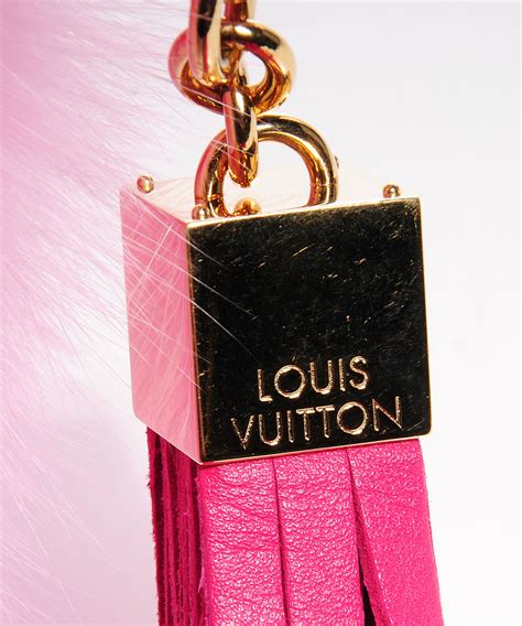 louis vuitton pink bag charm|authentic louis vuitton keychain.